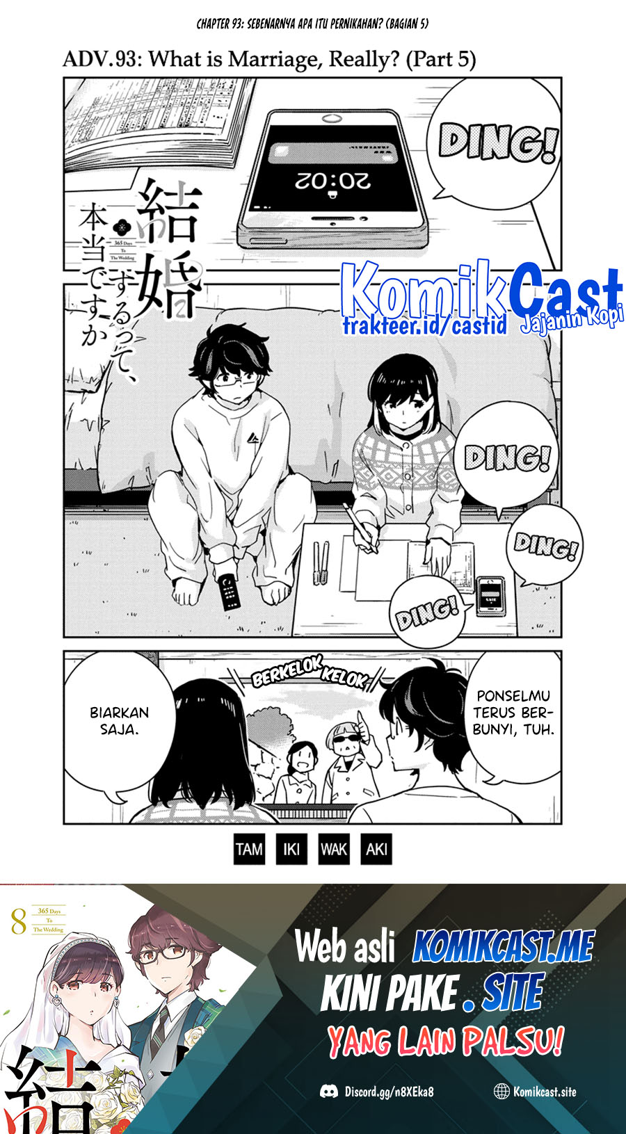 Kekkon Surutte, Hontou Desu ka? Chapter 93 Gambar 2